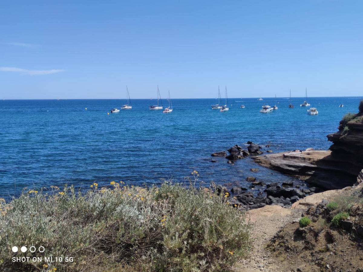 Studio cabine Vue Mer île des Pêcheurs cap d'Agde Extérieur photo